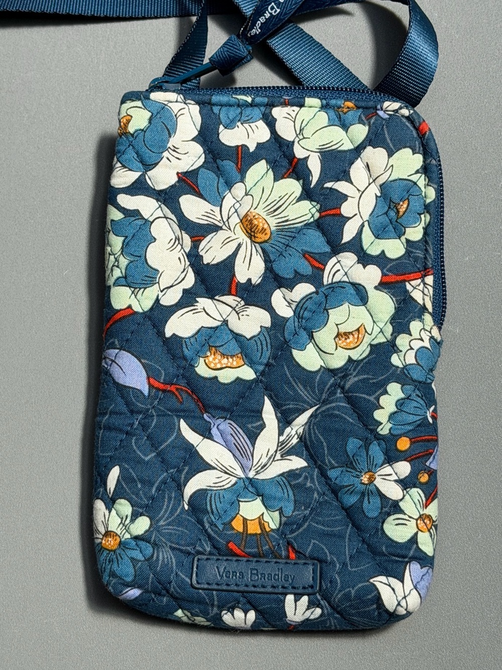 Vera Bradley Mini cellphone Crossbody in Floral Burst